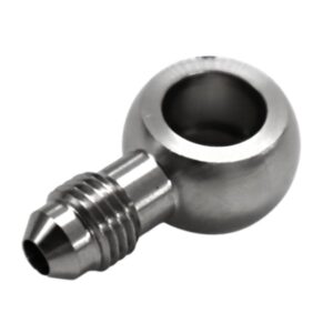 FTF Banjo Hose End 12mm Id To An4 Male Stainless Steel BJS388-4-12.2SS