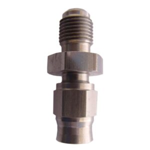 FTF Bulkhead Male Brake An3 Teflon To M10 X 1.00 Sus303 MEO7-320303SS