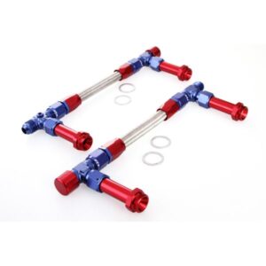 FTF Holley Dual Feed Inlet Kit – AN8 TO 7/8″ x 20 Thread MEFCPO268-8-A