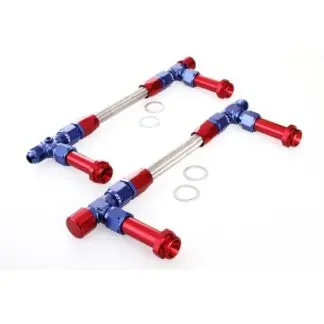 FTF Holley Dual Feed Inlet Kit – AN8 TO 7/8″ x 20 Thread MEFCPO268-8-A