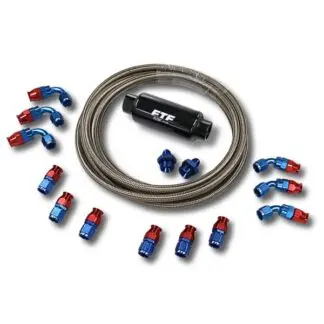 FTF PTFE AN6 + 80 Micron Fuel Filter Kit FK-PTFE-002