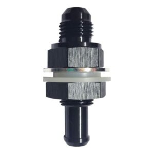 FTF Fuel Cell Fitting An6 To 3/8" Barbeded - Black MBAN1830-6-2BLK