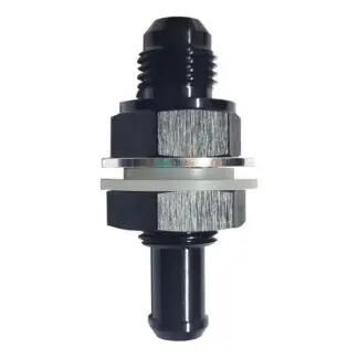 FTF Fuel Cell Fitting An6 To 3/8" Barbeded - Black MBAN1830-6-2BLK