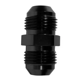 FTF Union Adapter Straight Male To Male Black AN6 MBAN1630-6-BLK