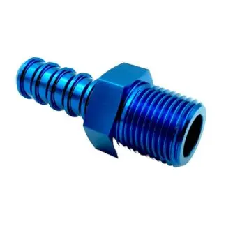 FTF Adapter Male 1/8" Npt To 6mm 5 Barbeded Straight MBAN420-1/8-6