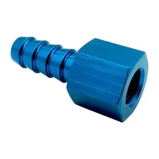 FTF Adapter Female 1/8" Npt To 8mm 5 Barbeded Straight MBAN422-1/8-8