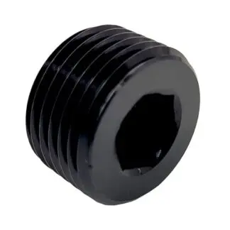 FTF Black Socket Plug 1/2" Npt MBAN466-1/2BLK