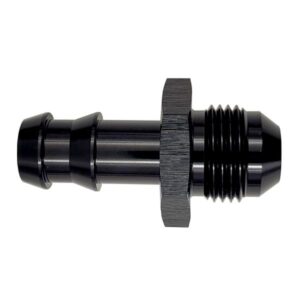 FTF Black Adapter An6 Male To 5/16" Barbeded MBAN815-6-5-BLK