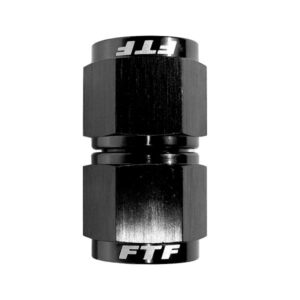 FTF Union Adapter Straight Female To Female Black AN10 MBFCMO505-10BLK
