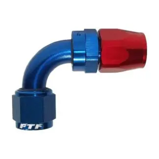 FTF Hose End Reusable Swivel 90° An12 MBE0418-9012