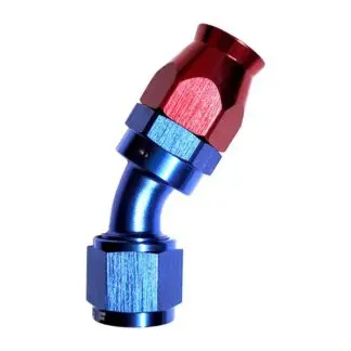 FTF Hose End 45° Swivel An6 For Teflon Hose MBTP3045-06