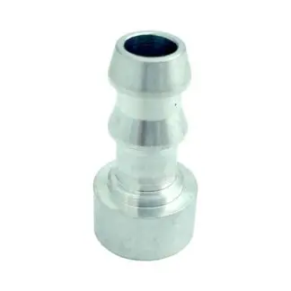 FTF Weld On Barbeded For 1/4" Push-lock Hose - Alu ME1234-6504