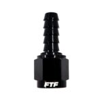 FTF Hose End  Push On Straight An12 Black MEF0418-12-BLK