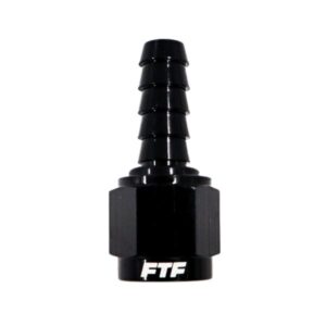 FTF Hose End  Push On Straight An12 Black MEF0418-12-BLK