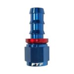 FTF Hose End Swivel Push On Straight An12 MEF0418-12