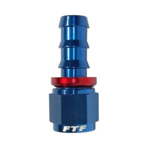 FTF Hose End Swivel Push On Straight An12 MEF0418-12