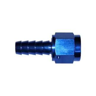FTF Hose End An6 Push On Straight To 6mm 5 Barbeded MEF2500-06-02