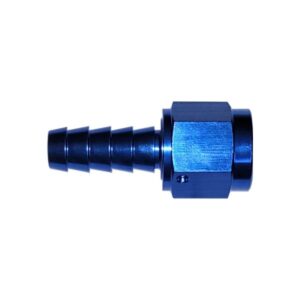 FTF Hose End An6 Push On Straight To 8mm 5 Barbeded MEF2500-0605