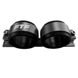 FTF Pump Bracket Double - Id 61mm Black MEVPOO357BLK