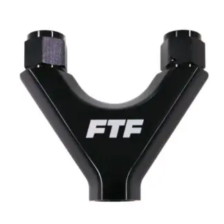 FTF Y Piece Female An8 In & An10 Orb Out Black MEY0810-BLK