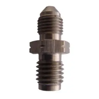 FTF Stainless Steel Male -4 To M10 X 1.5 Adapter 408-4-M10-1.5SS