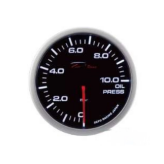 Depo Gauges  Oil Pressure Gauge 52mm - White Display WA5227B