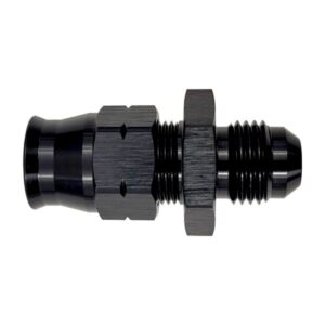 FTF Black Adapter Male An6 - 5/16" Hard Tube MBAN208-05-BLK