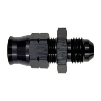 FTF Black Adapter Male An8 To 1/2" Hard Tube MBAN208-08-BLK