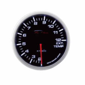 Depo Gauges Exhaust Gas Temp Gauge 52mm - White Display WA5257B