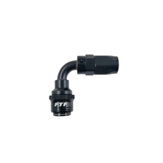 FTF QRE3090-12 Quick Release 90° Hose End AN12 - Rubber Core