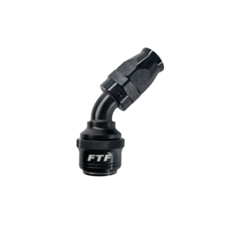 FTF QRTP3045-06 Quick Release 45° Hose End AN6 - PTFE