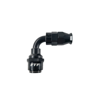 FTF QRTP3090-06 Quick Release 90° Hose End AN6 - PTFE
