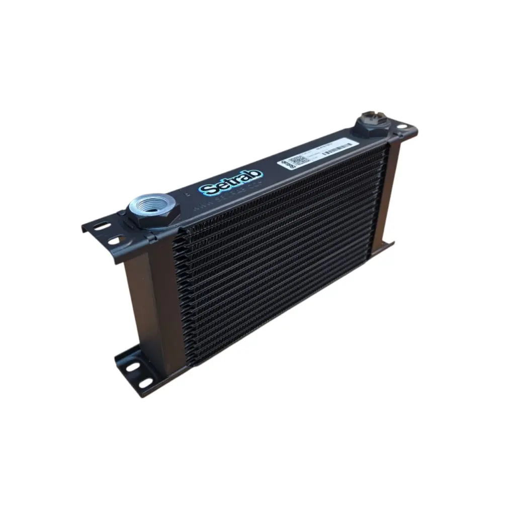 SETRAB Series 6 19-Row Oil Cooler - M22 Ports - 283 x 146 x 50mm